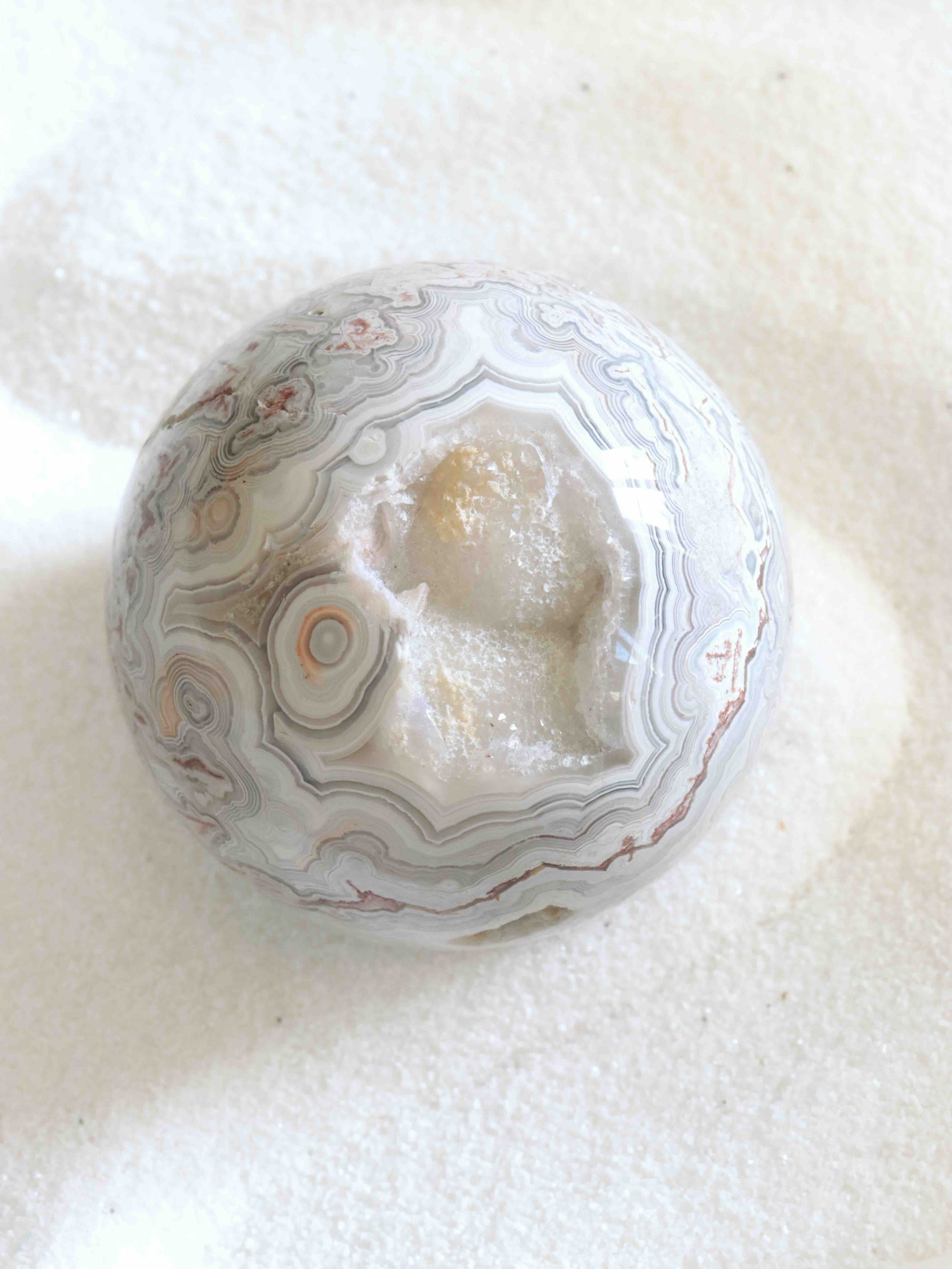 Agate du Mexique - Pierre pour l'Audace & le Bonheur - SOLYA - Bijoux, Cristaux et mineraux en Belgique - Boutique de pierres naturelles et ethiques
