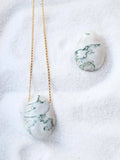 Agate mousse percee | Pierre pour se reinventer | SOLYA | Pierres ethiques et naturelles en Belgique | Boutique belge | Bijoux, cristaux et mineraux