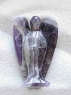 Ange en Améthyste du Brésil - Pierre pour se détendre & se reconnecter - SOLYA - Eshop de lithothérapie - Magasin de pierres éthiques & naturelles en Belgique - Bijoux, cristaux & minéraux
