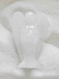 Ange en Cristal de Roche du Brésil - Pierre pour se recentrer sur son intention - SOLYA - Bijoux, Cristaux et mineraux en Belgique - Boutique de pierres naturelles et ethiques