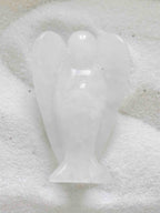 Ange en Cristal de Roche du Brésil - Pierre pour se recentrer sur son intention - SOLYA - Bijoux, Cristaux et mineraux en Belgique - Boutique de pierres naturelles et ethiques