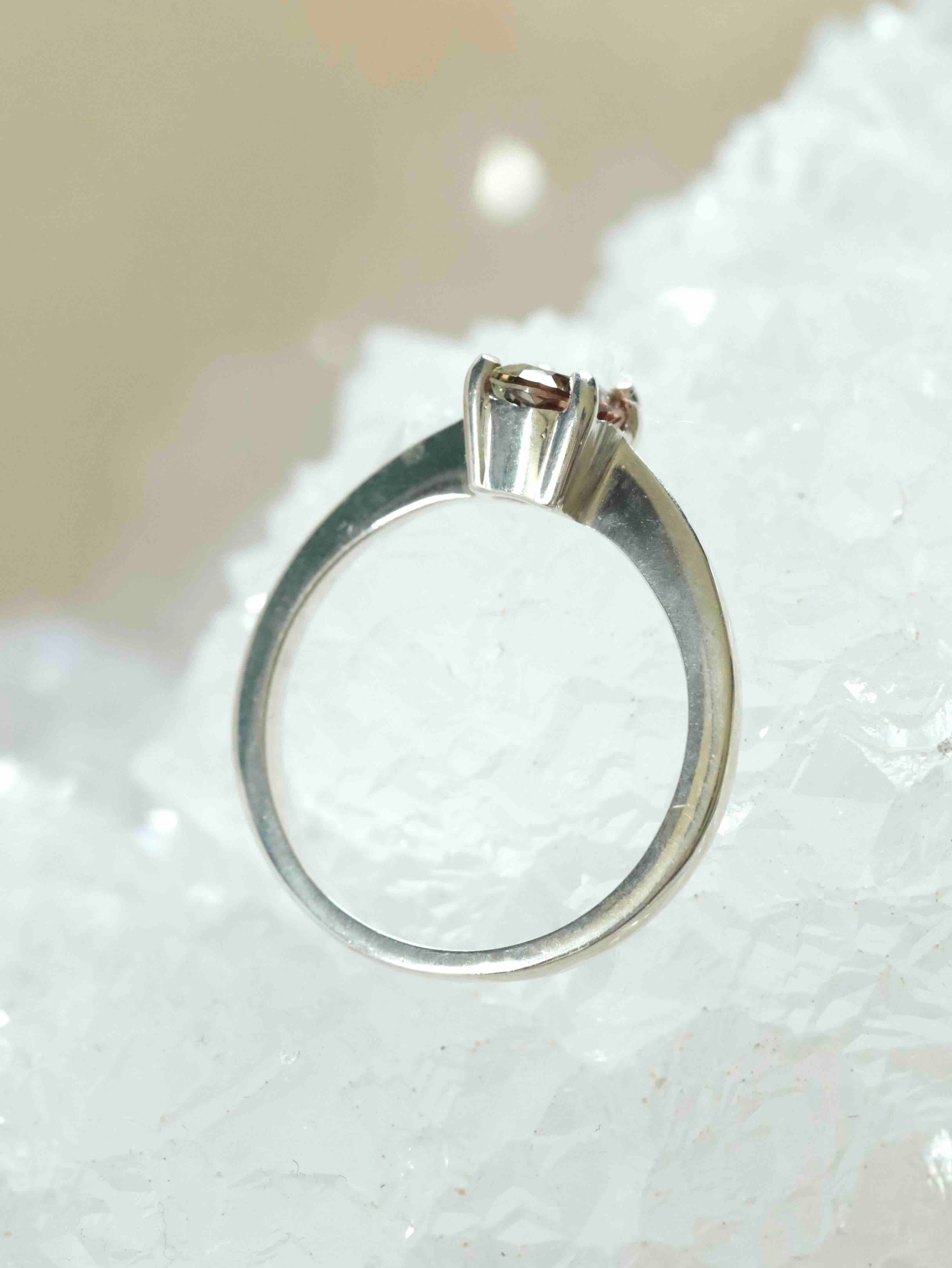 Bague Andalousite du Brésil & Argent 925 - Pierre pour l'équilibre - SOLYA - Bijoux, Cristaux et mineraux en Belgique - Boutique de pierres naturelles et ethiques
