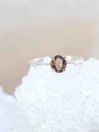 Bague Andalousite du Brésil & Argent 925 - Pierre pour l'équilibre - SOLYA - Bijoux, Cristaux et mineraux en Belgique - Boutique de pierres naturelles et ethiques