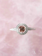 Bague Andalousite et Argent 925 du Bresil | Pierre pour l'équilibre | SOLYA | Bijoux, Cristaux et mineraux en Belgique | Boutique de pierres naturelles et ethiques