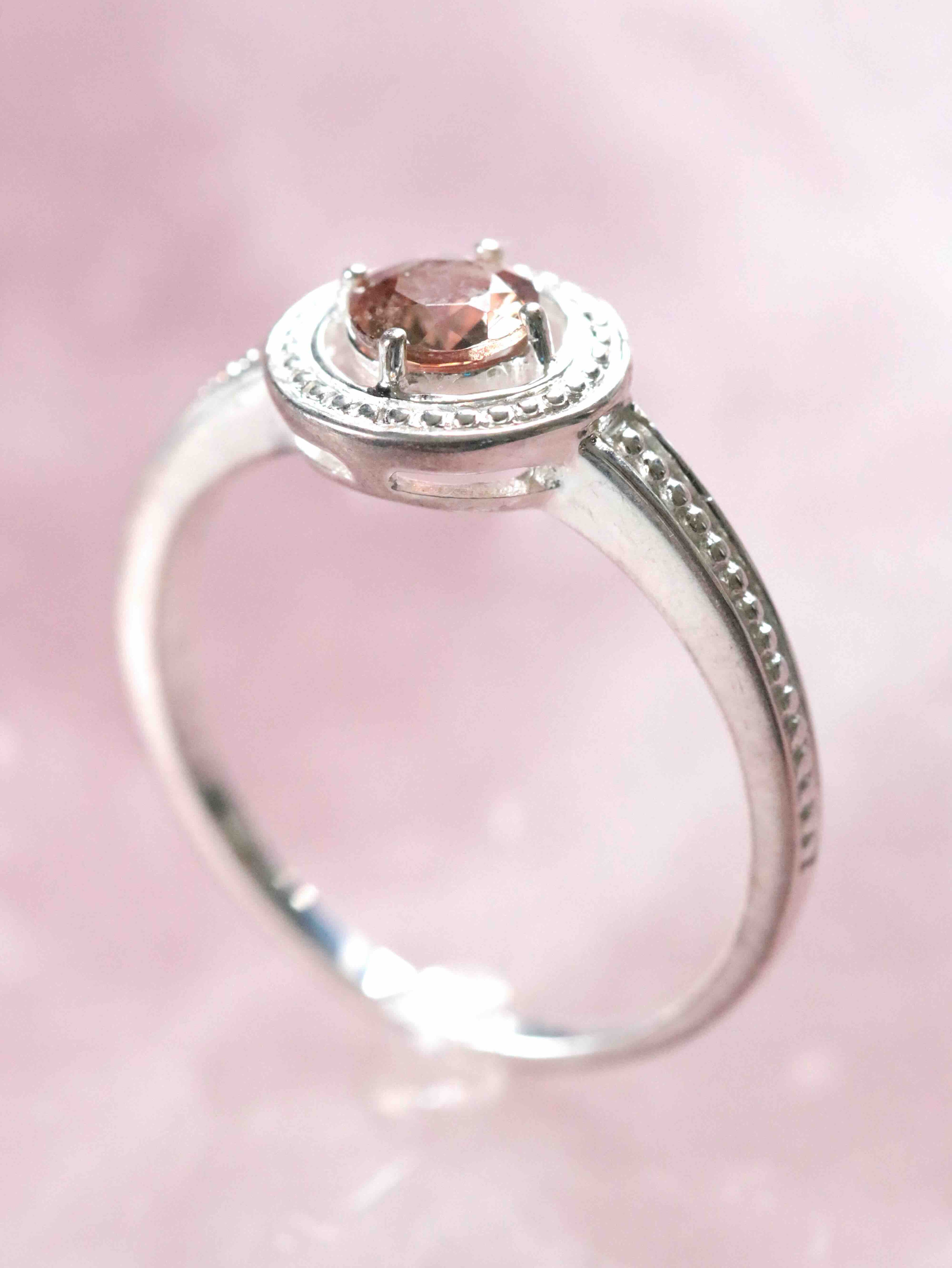 Bague Andalousite et Argent 925 du Bresil | Pierre pour l'équilibre | SOLYA | Bijoux, Cristaux et mineraux en Belgique | Boutique de pierres naturelles et ethiques