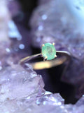 Bague Émeraude du Brésil Argent 925 - Pierre pour renouveller ses sentiments - SOLYA - Bijoux, Cristaux et mineraux en Belgique - Boutique de pierres naturelles et ethiques