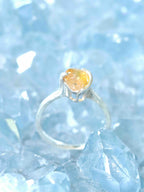 Bague Sphène & Argent 925 - Pierre pour rayonner d'une énergie lumineuse - SOLYA - Bijoux, Cristaux et mineraux en Belgique - Boutique de pierres naturelles et ethiques