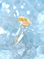 Bague Sphène & Argent 925 - Pierre pour rayonner d'une énergie lumineuse - SOLYA - Bijoux, Cristaux et mineraux en Belgique - Boutique de pierres naturelles et ethiques