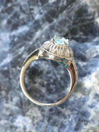 Bague Topaze & Argent 925 𖢻 Retrouver l'inspiration