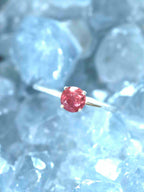 Bague Tourmaline rubellite & Argent 925 - Pierre pour guérir & pardonner - SOLYA - Bijoux, Cristaux et mineraux en Belgique - Boutique de pierres naturelles et ethiques
