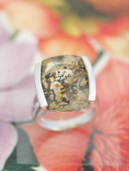 Dendritic Quartz &amp; 925 Sterling Silver Ring | Connect with the beauty &amp; strength of the Earth 