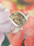 Dendritic Quartz &amp; 925 Sterling Silver Ring | Connect with the beauty &amp; strength of the Earth 