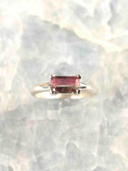 Bague Tourmaline melon d'eau | Se faire confiance et aimer