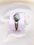 Bijou de cheveux en Labradorite l SOLYA l Eshop de lithothérapie l Magasin de bijoux, cristaux & minéraux l Boutique de pierres éthiques & naturelles en Belgique