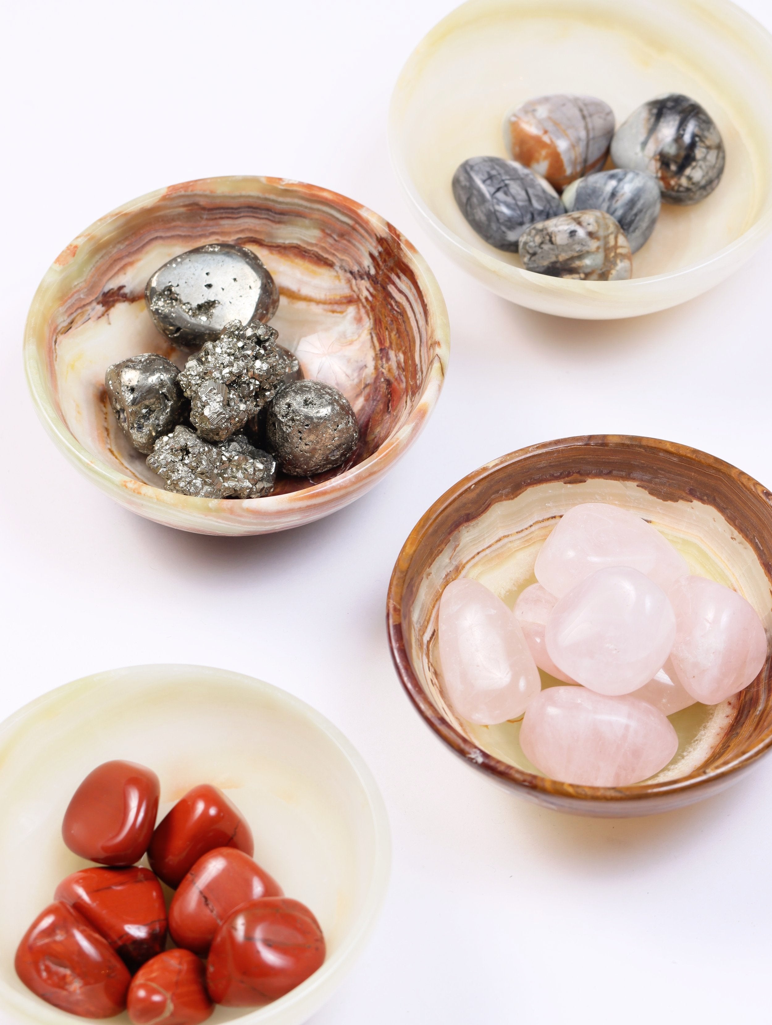 Bol Aragonite | Pierre pour la paix intérieure & la stabilité | SOLYA | Boutique belge de pierres, bijoux, cristaux et minéraux | Ethique & Traçable