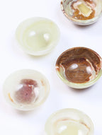 Bol en Aragonite | Pierre pour la paix intérieure & la stabilité | SOLYA | Boutique belge de pierres, bijoux, cristaux et minéraux | Ethique & Traçable