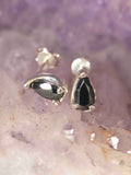 Boucle d'oreille Hématites & Argent 925 - Pierre pour la force & la détermination - SOLYA - Bijoux, Cristaux et mineraux en Belgique - Boutique de pierres naturelles et ethiques