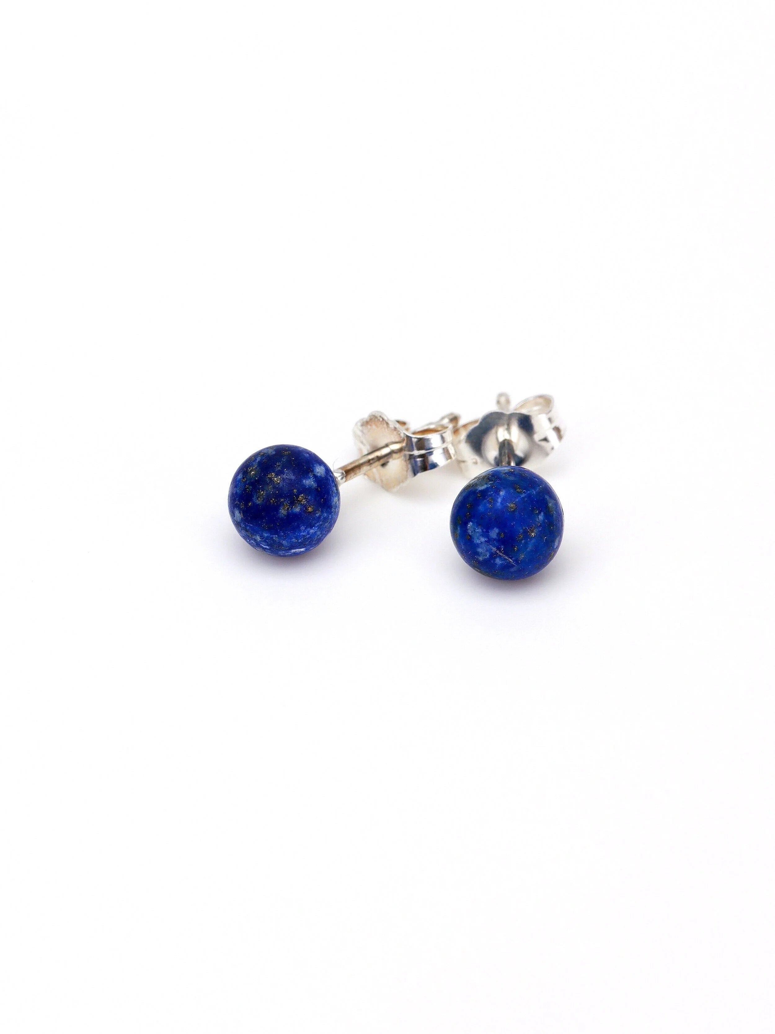 Boucles d'oreilles Lapis-lazuli | S'affirmer