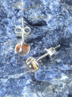 Boucles d'oreilles Quartz Rutile et Argent 925 | Pierre pour apaiser les tensions | SOLYA | Bijoux, Cristaux et mineraux en Belgique | Boutique de pierres naturelles et ethiques