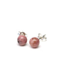 Boucles d'oreilles Rhodonite 𖢻 Améliorer ses relations