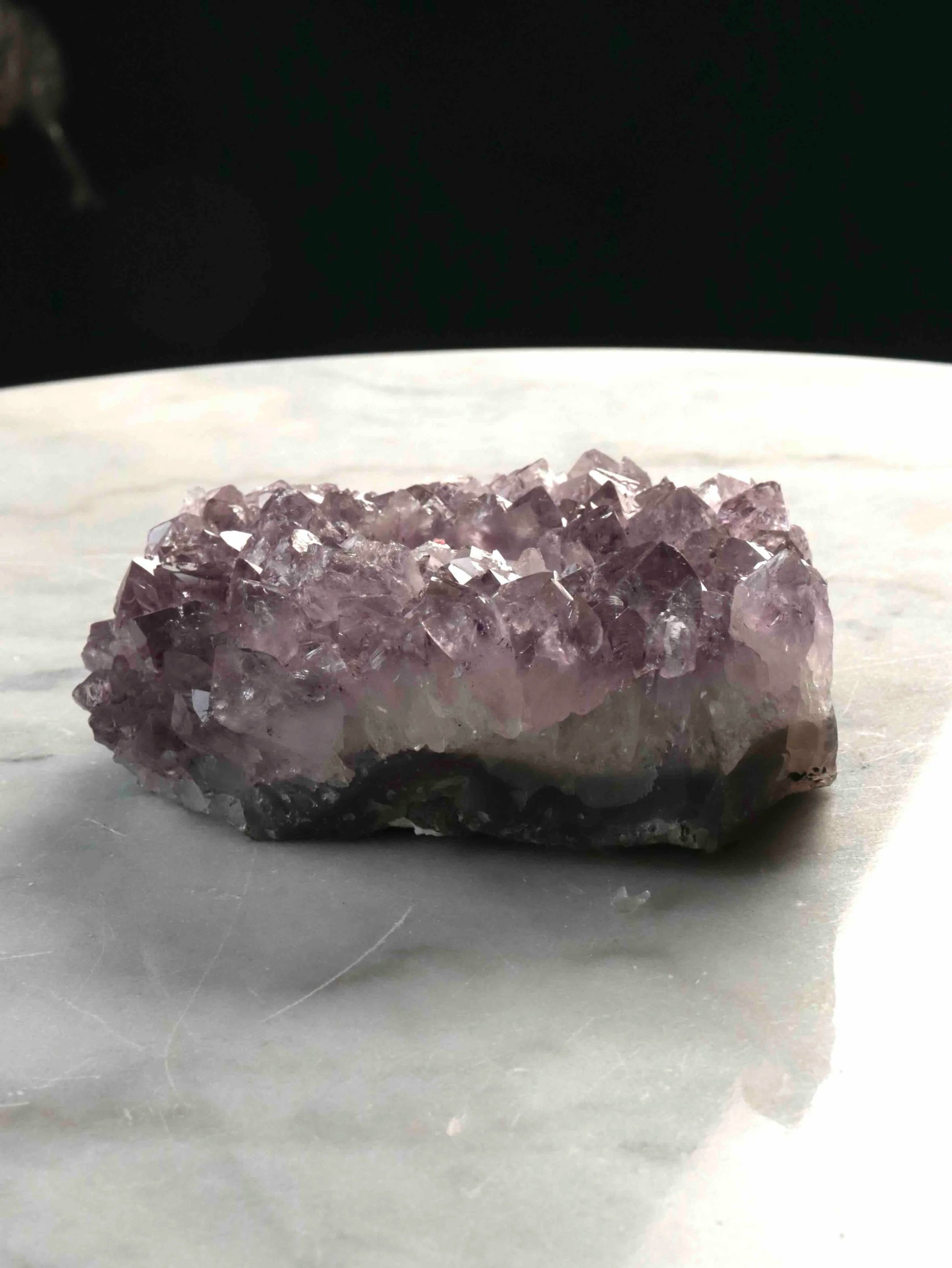 Bougeoir Amethyste | Pierre pour se detendre & se reconnecter | SOLYA | Bijoux, pierres, cristaux & minéraux en Belgique | Ethique et naturel