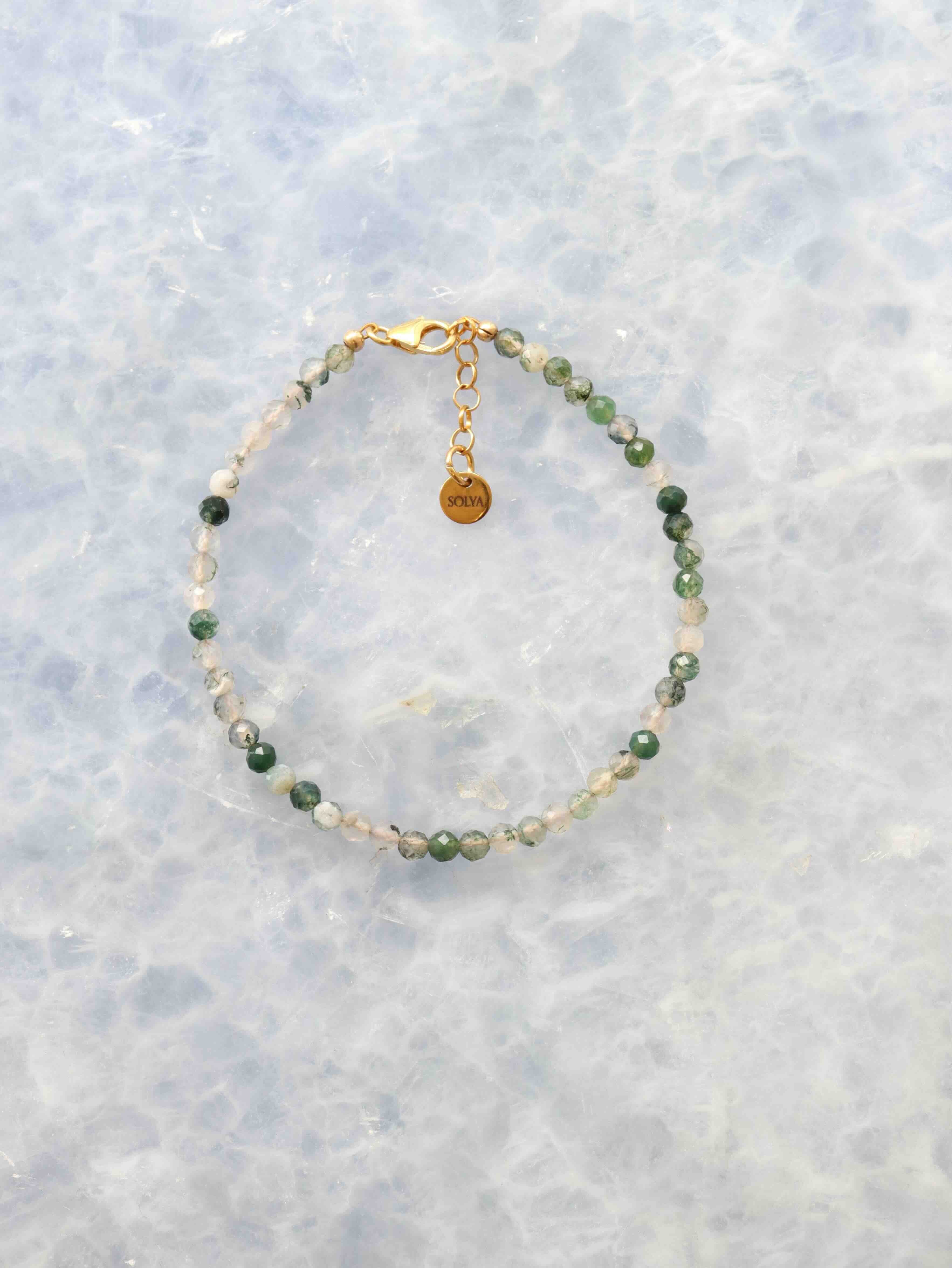 Bracelet Agate mousse | Se réinventer
