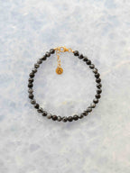 Snowflake Obsidian Bracelet 𖢻 See the positive