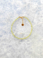 Bracelet Péridot 𖢻 Réduction du stress