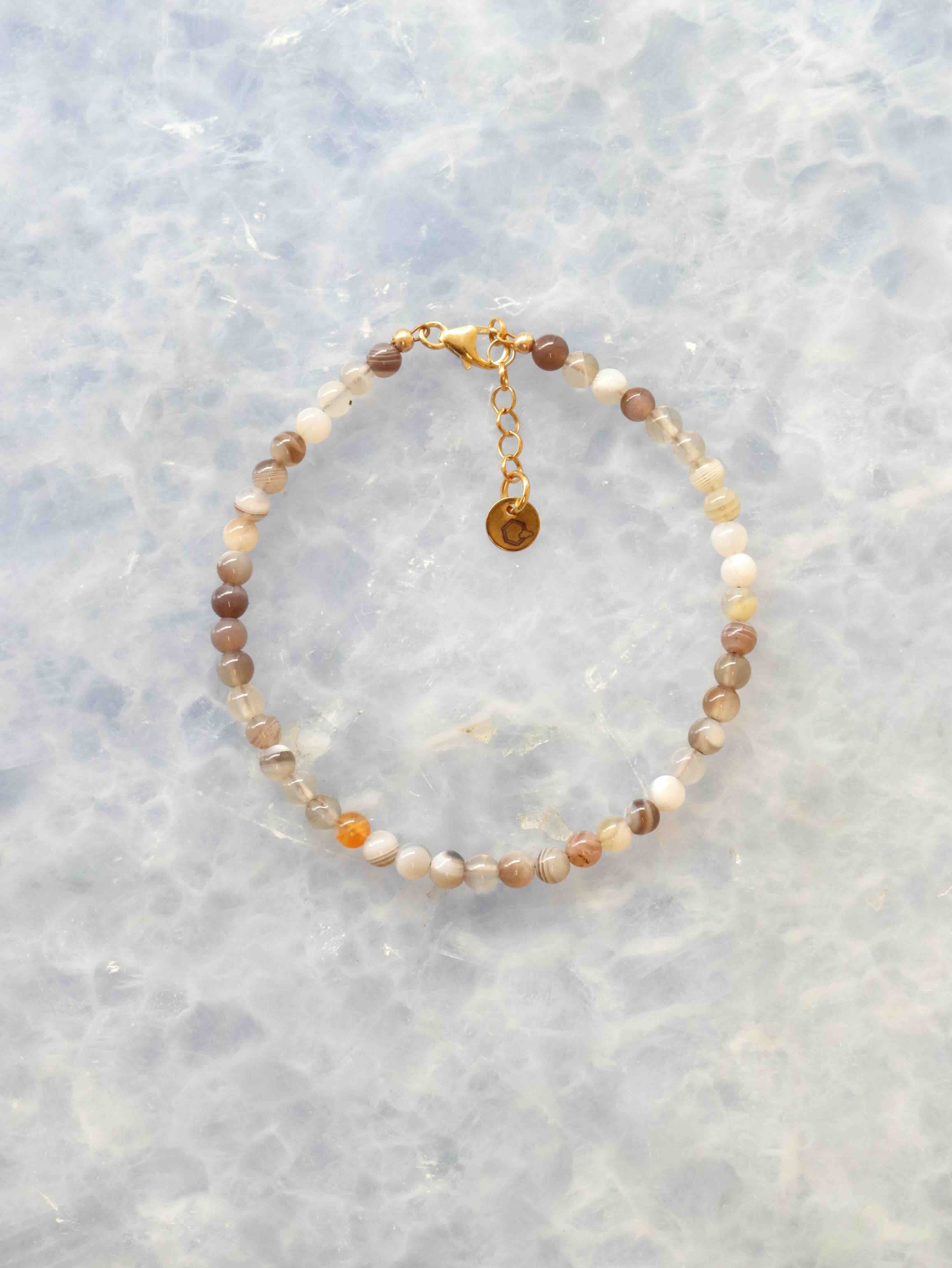 Bracelet Agate | Courage & Chance