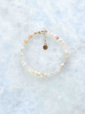 Bracelet en Agate fleurie avec fermoir en plaqué or, bijou d'intention pour le développement et le positivisme – SOLYA