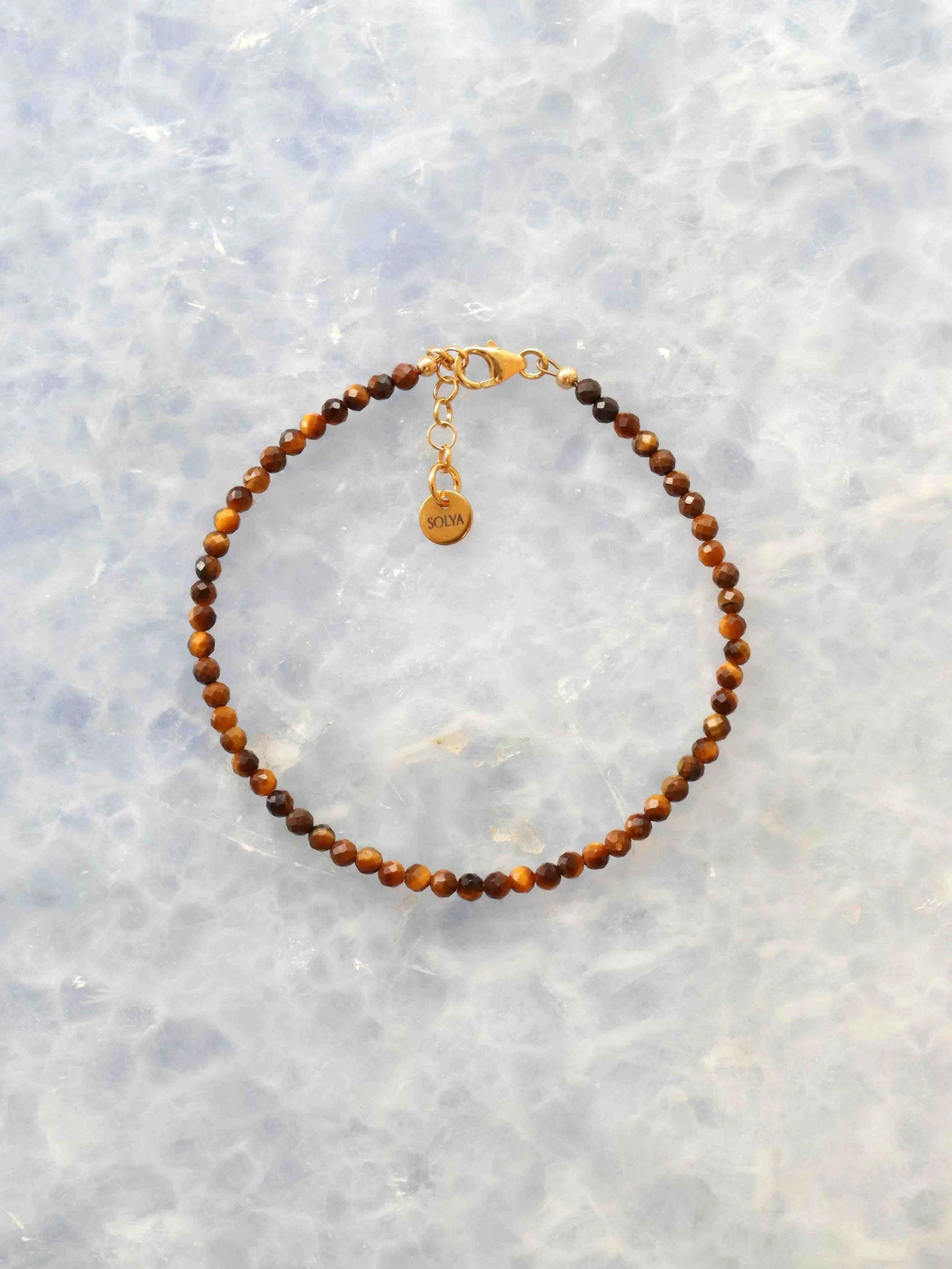 Bracelet Oeil-de-Tigre | Pierre pour laisser briller sa lumiere | SOLYA | Pierres ethiques et naturelles en Belgique | Bijoux, cristaux et mineraux