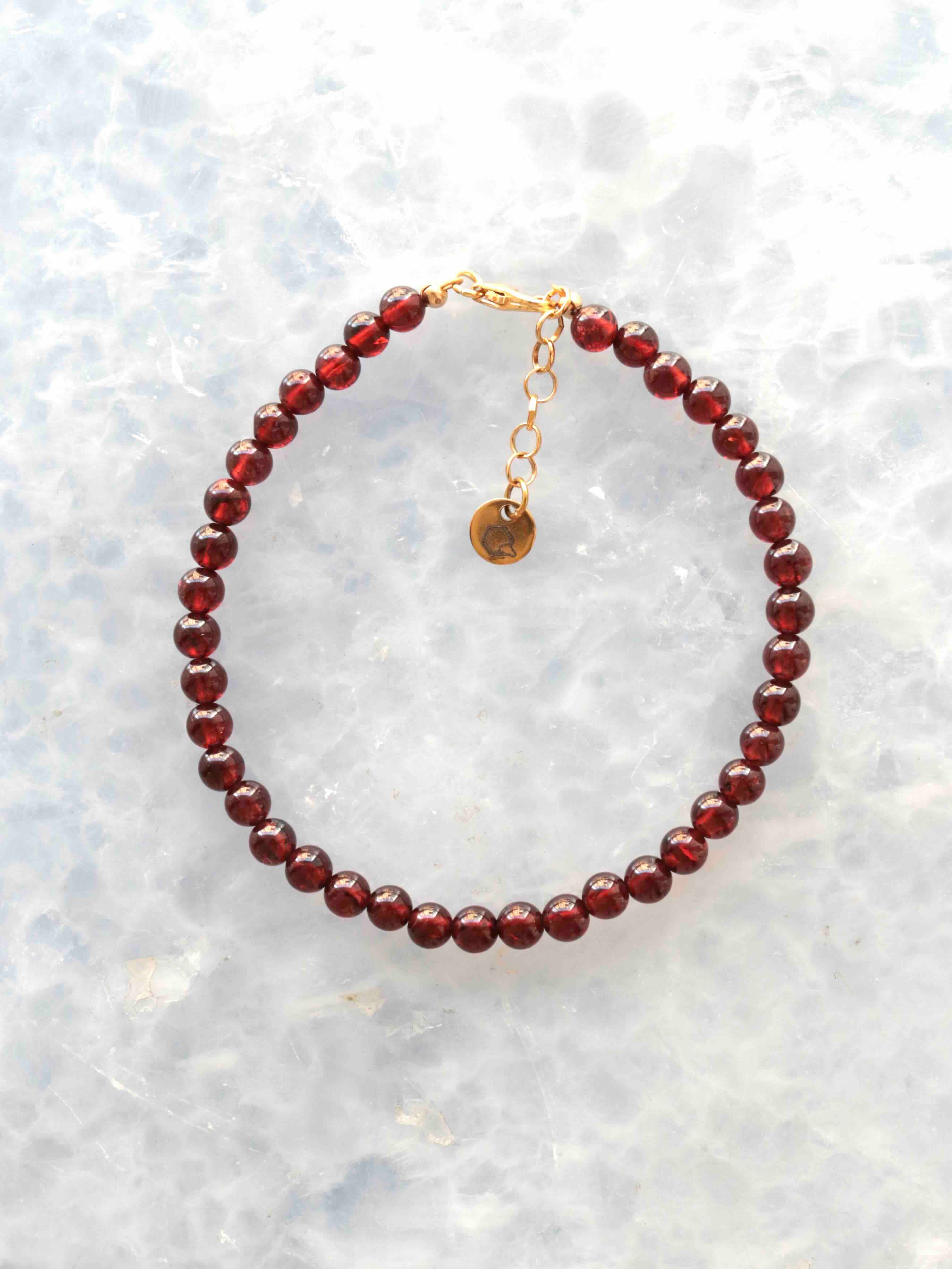 Bracelet Grenat | Joie & Force vitale