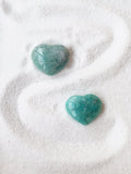 Cœur en Amazonite | Pierre pour le second souffle | SOLYA | Boutique de bijoux, Cristaux & Minéraux en Belgique | Magasin de lithothérapie