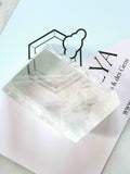 Calcite optique du Brésil – double réfraction – cristal transparent 5,8 cm – SOLYA Belgique