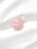 Canard en Quartz rose | Pierre pour l'Amour & la Douceur | SOLYA | Eshop de bijoux, cristaux & minéraux | Magasin de pierres éthiques & naturelles en Belgique
