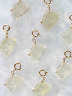 Plusieurs Charms Citrine Citron Gold-filled 14K à plat — SOLYA Belgique