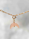 Charm lune en Pierre de Lune et Gold-filled 14K SOLYA — pierre du féminin sacré et de l'intuition