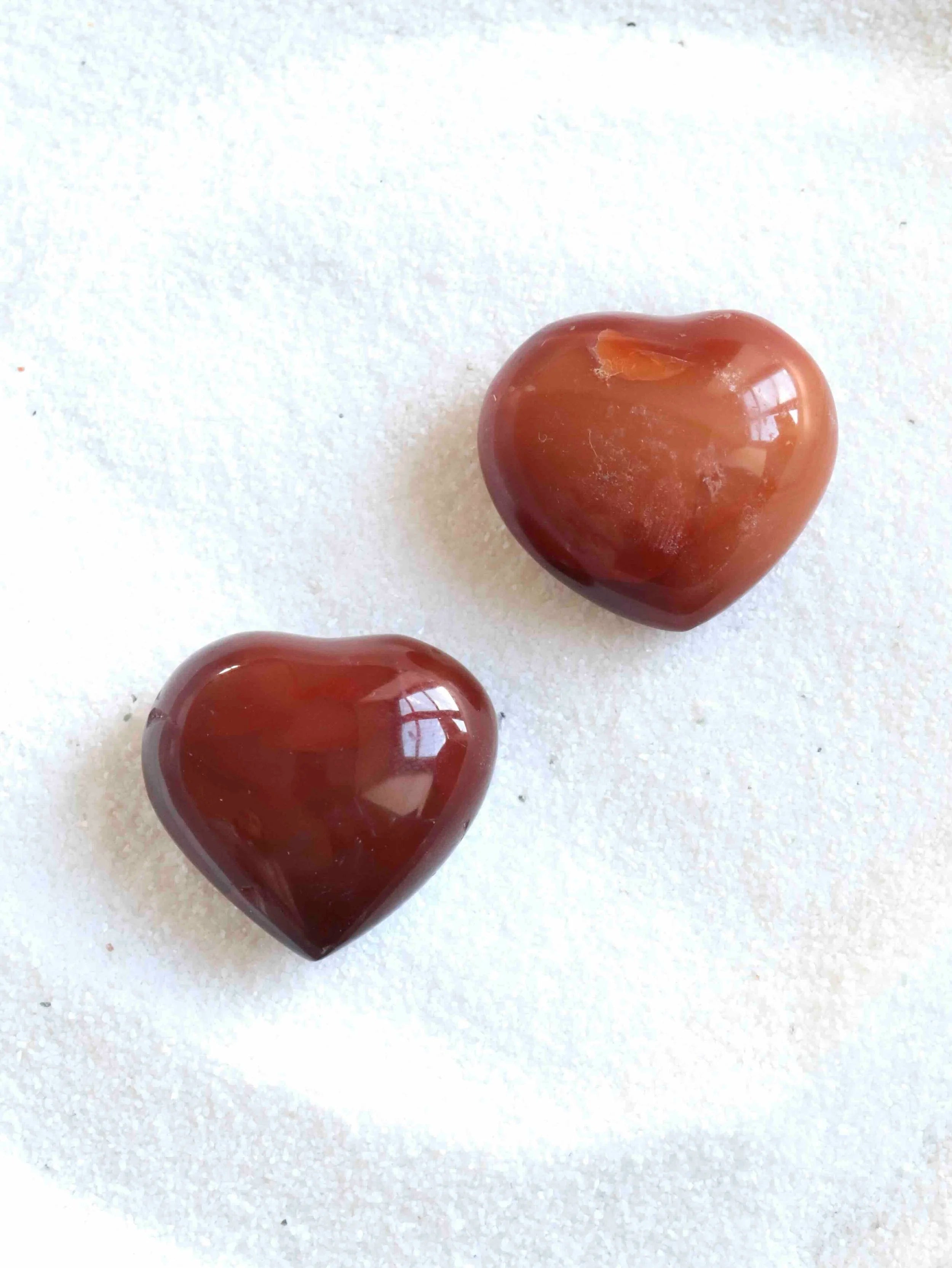 Coeur Cornaline | Pierre pour la vitalite | SOLYA | Boutique de pierres naturelles et éthiques en Belgique | Bijoux, Cristaux et Mineraux