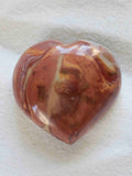Coeur en Jaspe Polychrome du Brésil - Pierre pour la confiance et la sécurité - SOLYA - Bijoux, Cristaux et mineraux en Belgique - Boutique de pierres naturelles et ethiques