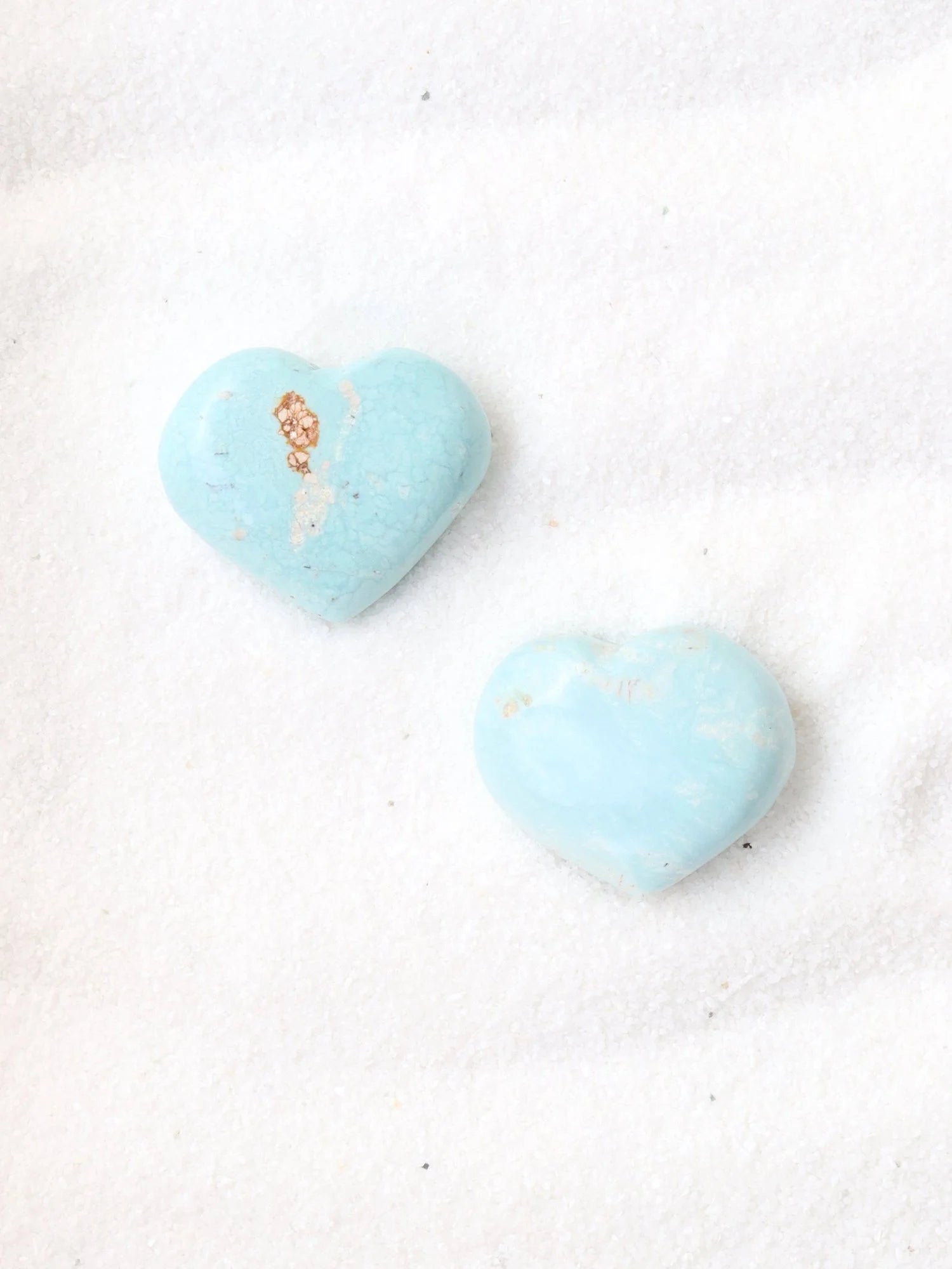 Coeur en Turquoise | Pierre pour la confiance & la creation | SOLYA | Pierres ethiques et naturelles en Belgique | Bijoux, cristaux et mineraux