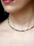 Collier Agate mousse | Pierre pour se reinventer | SOLYA | Pierres ethiques et naturelles en Belgique | Boutique belge | Bijoux, cristaux et mineraux