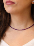 Collier Améthyste | Pierre pour se détendre & se reconnecter | SOLYA | Boutique belge de pierres, bijoux, cristaux et minéraux | Ethique & Traçable