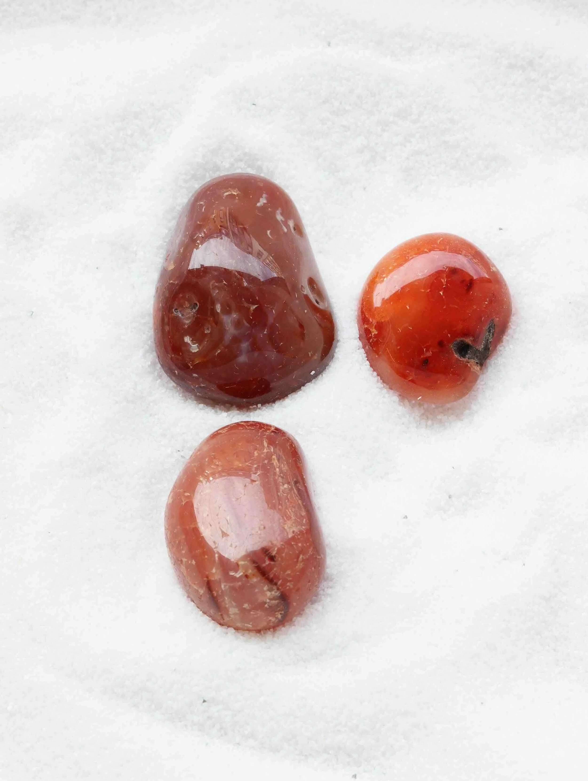 Cornaline | Pierre pour la vitalite | SOLYA | Pierres ethiques et naturelles en Belgique | Bijoux, cristaux et mineraux