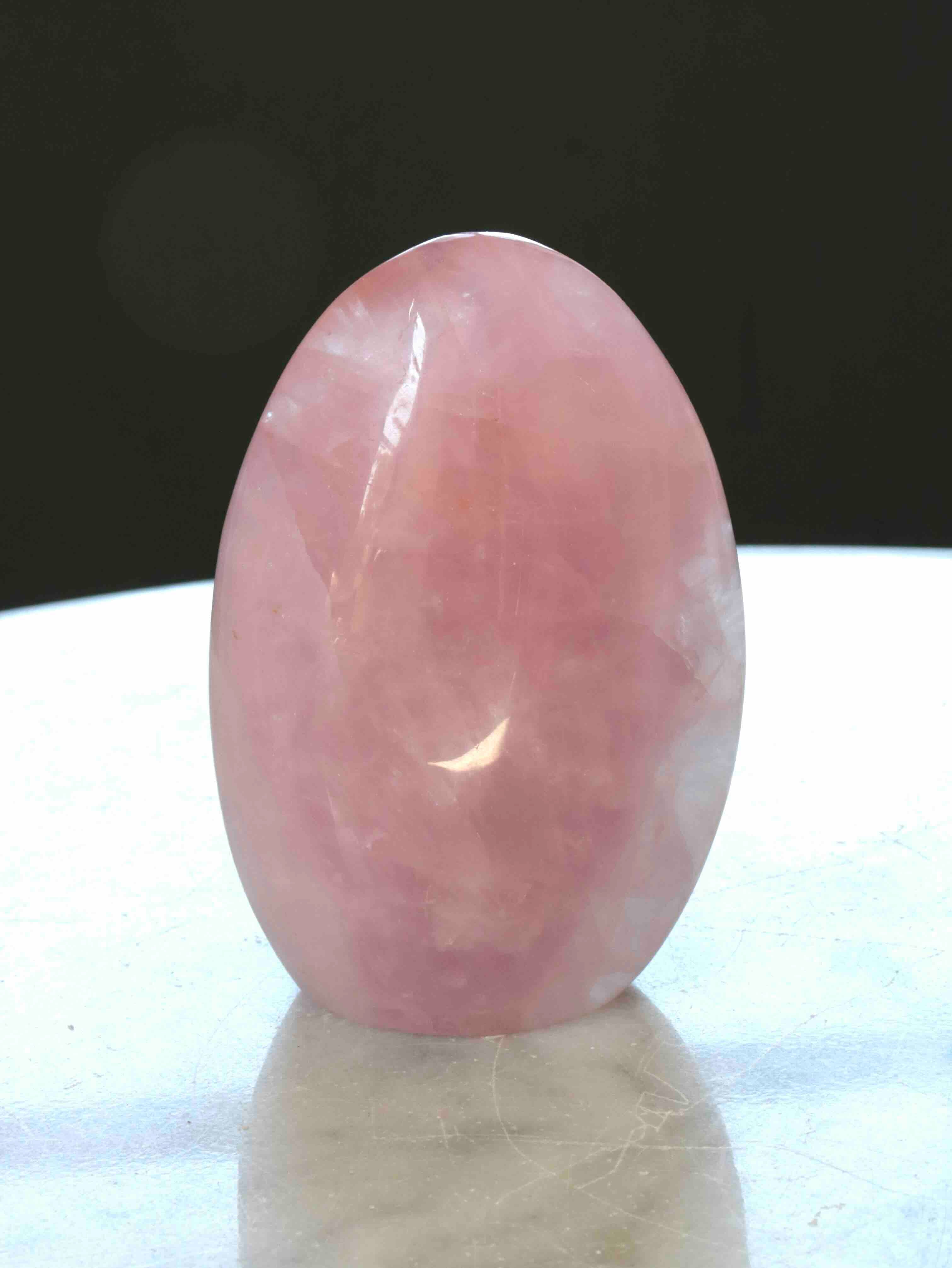 Dôme Quartz Rose naturel – Cristal décoratif éthique – Boutique SOLYA