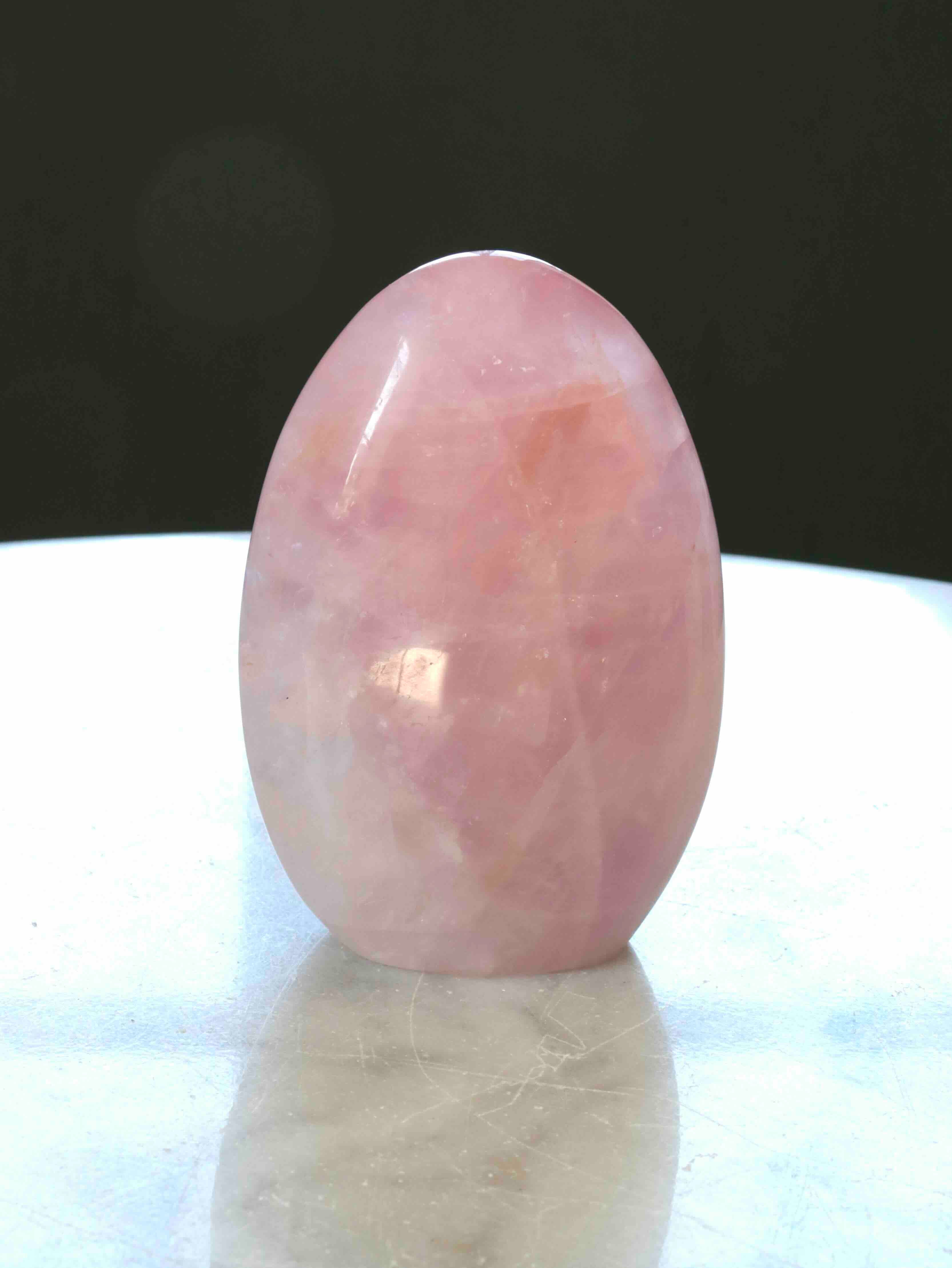 Grand Dôme en Quartz Rose – Pierre semi-précieuse – SOLYA Belgique