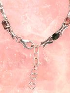 Bracelet Tourmalines multicolores & Argent 925 𖢻 Confiance sereine & ouverture