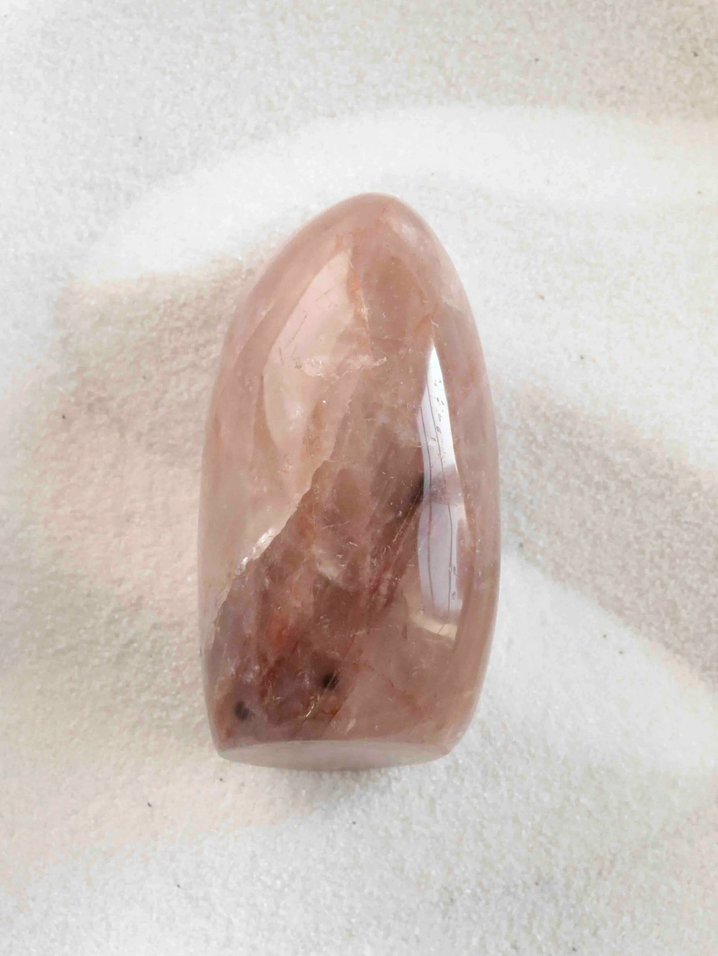 Dôme Quartz a Hematite | Pierre pour raviver sa flamme | SOLYA | Bijoux, cristaux & minéraux en Belgique | Eshop de pierres ethiques & naturelles | Sélectionnees par une gemmologue