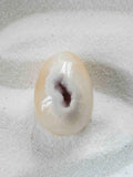Grand Oeuf en Agate - Pierre pour le courage et la chance - SOLYA - Boutique de bijoux, cristaux et mineraux en Belgique
