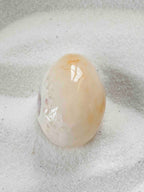 Grand Oeuf en Agate - Pierre pour le courage et la chance - SOLYA - Boutique de bijoux, cristaux et mineraux en Belgique