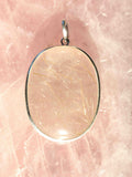 Pendentif Quartz rutile & Argent 925 - Pierre pour apaiser les tensions - SOLYA - Bijoux, Cristaux et mineraux en Belgique - Boutique de pierres naturelles et ethiques